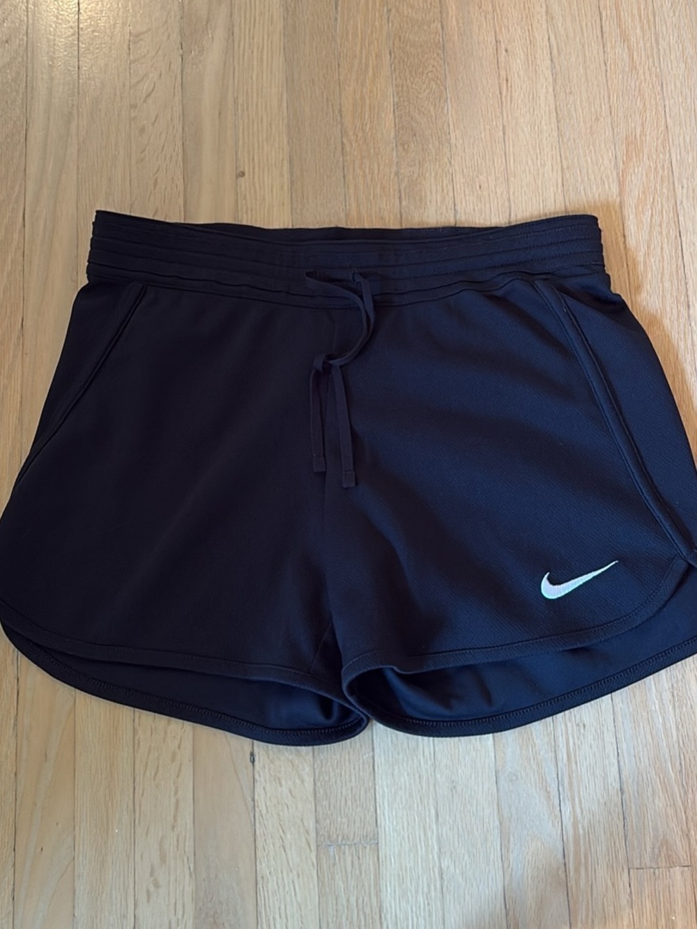 Nike Dri-FitWomen's Black Athletic Shorts with Drawstring